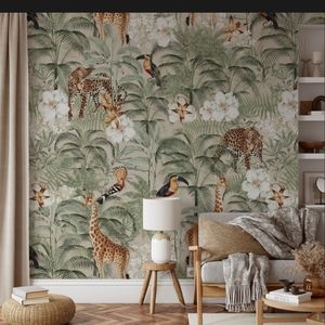 Jungle peel & stick wallpaper